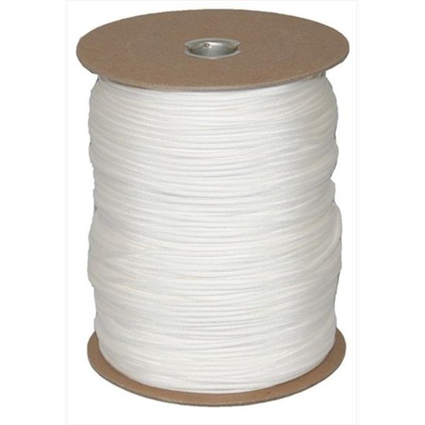 T.W. Evans Cordage Co Inc T.W. Evans Cordage 6510W Paracord 1000 ft. Spool in White 6510W